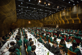 7.  High Table in the College Hall