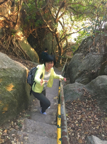 Fengyi Guo led the research on land-use and climate change impacts on elevational species redistribution (photo courtesy: Jiayue Zhang)