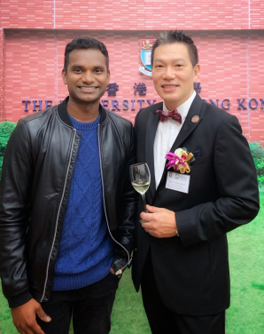 鄒國昌教授（右） and Karthi Duraisamy博士（左）