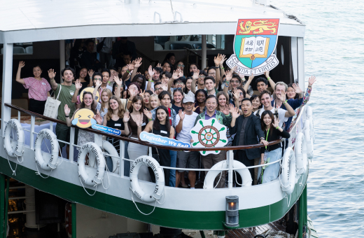 HKU President Sails with 100 Students on Victoria Harbour to embracing Unity and Celebrate Diversity