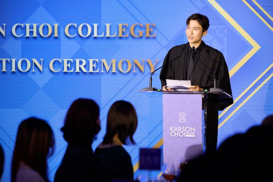 蔡加讚先生致詞。